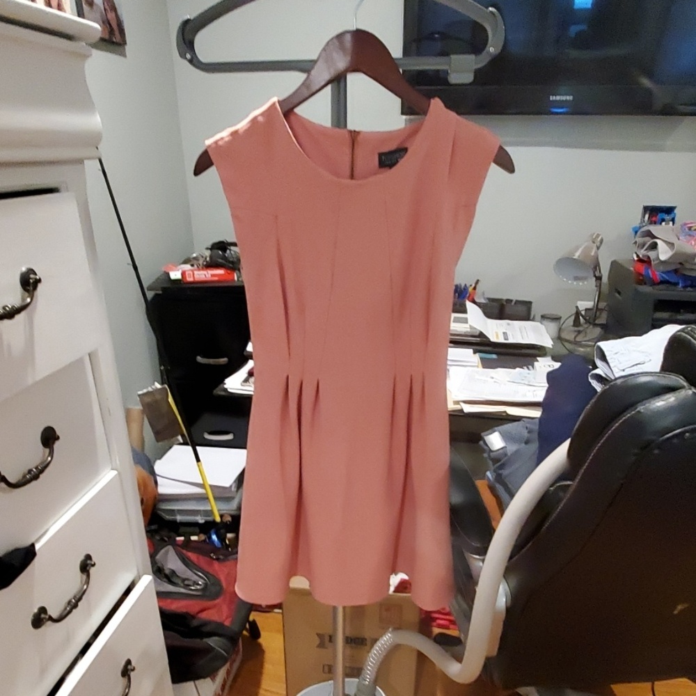 Topshop pink dress